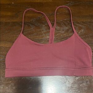 Lululemon Athletica Maroon Sports Bra